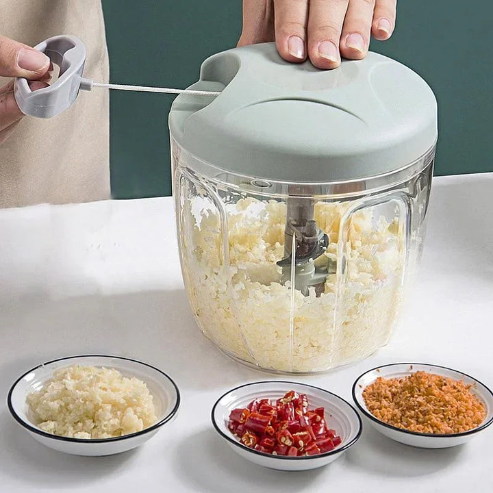 👉 Triturador Manual Multifuncional de Cozinha 500/900ml
