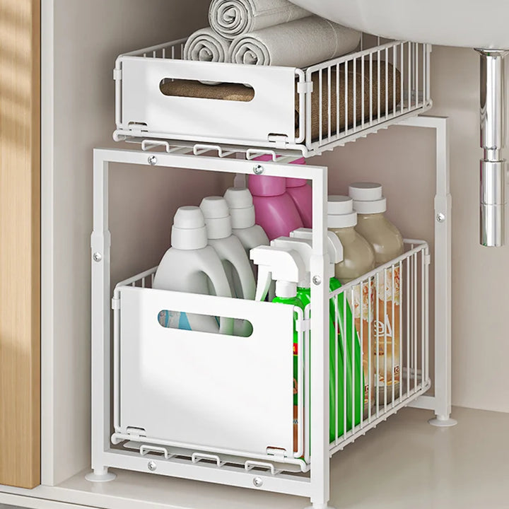 👉 Organizador Multiuso Deslizante para Cozinha