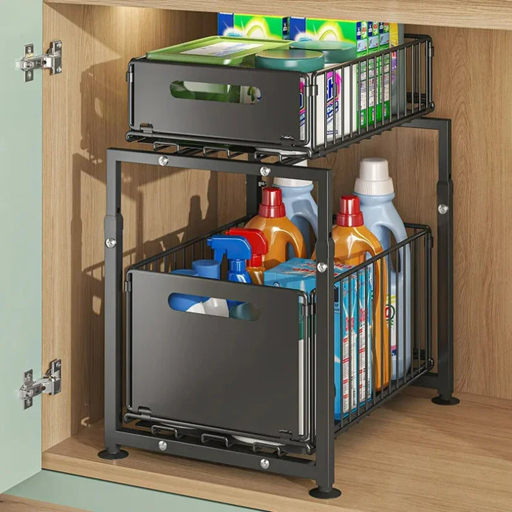 👉 Organizador Multiuso Deslizante para Cozinha