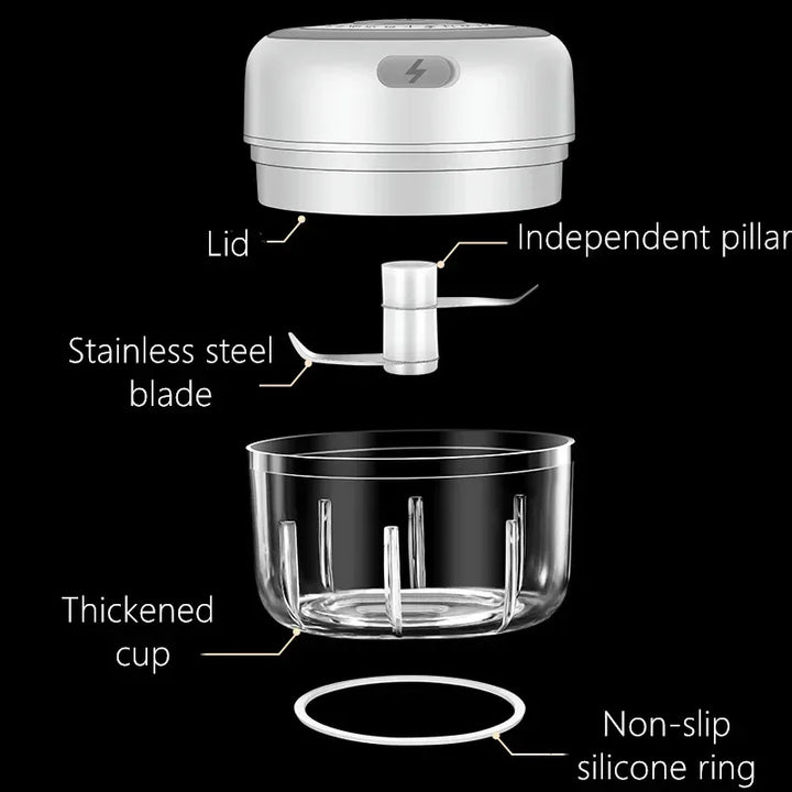 👉 Triturador Manual Multifuncional de Cozinha 500/900ml