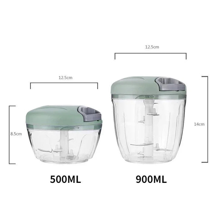 👉 Triturador Manual Multifuncional de Cozinha 500/900ml