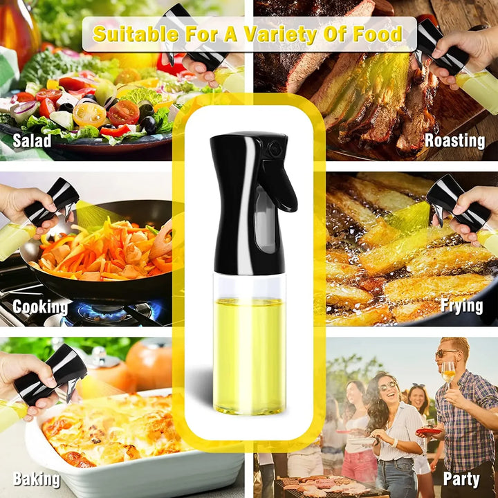 👉 Pulverizador de Óleo Premium para Cozinha 200/300/500ml