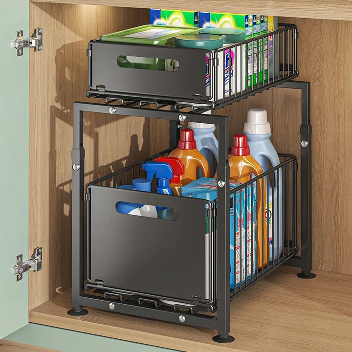 👉 Organizador Multiuso Deslizante para Cozinha