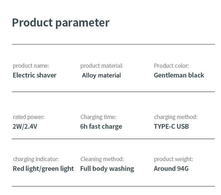 Mini Electric Razor Shavers For Men Waterproofshavers Irritation-Free Shave Comfortably Close Shave Shavers Razors Shaving